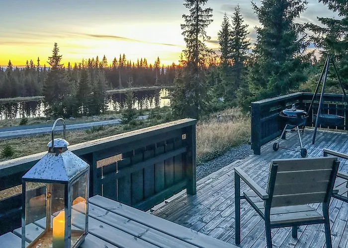 Сasa de vacaciones Stunning In With Sauna Sjusjoen